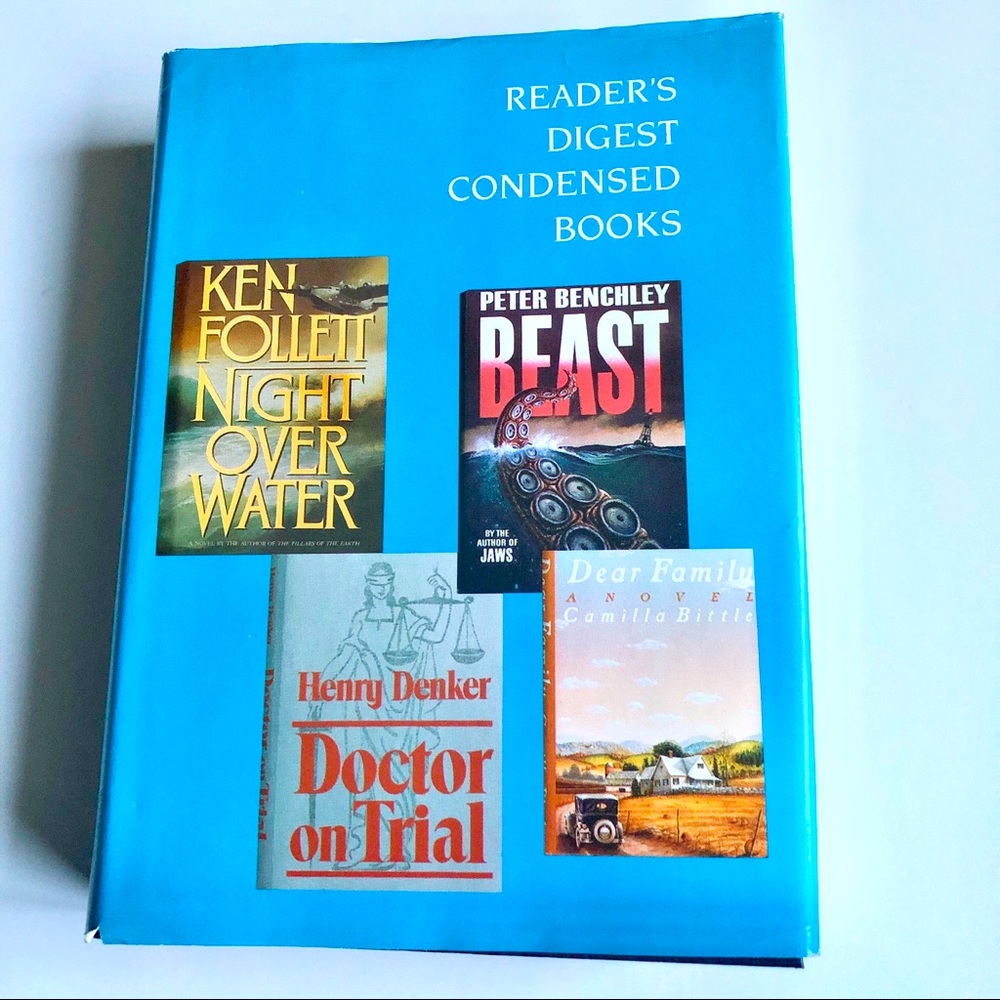 READERS DIGEST CONDENSED BOOKS (4 Books in 1) Volume I 1992 NEW Vintage Book